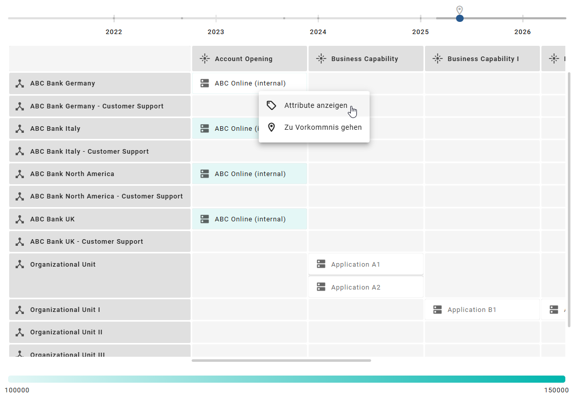 Der Screenshot zeigt ein ausgewähltes Objekt in Insight sowie die Möglichkeit, dessen Details über die rechte Seitenleiste aufzurufen.