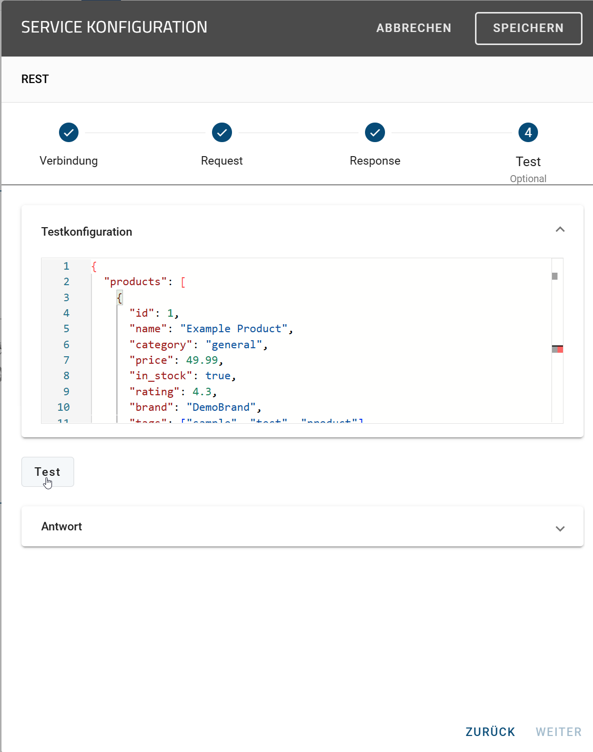 Der Screenshot zeigt die Option, im Formular Editor eine Liste aller von Ihnen erstellten Prozessvariablen anzuzeigen.