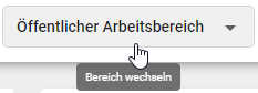 Dieser Screenshot zeigt Ihnen die Schaltfläche "Bereich wechseln".