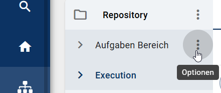 Dieser Screenshot zeigt beispielhaft ein Kontextmenü. Sie erkennen es an den drei übereinander angeordneten Punkten, über die es geöffnet wird.