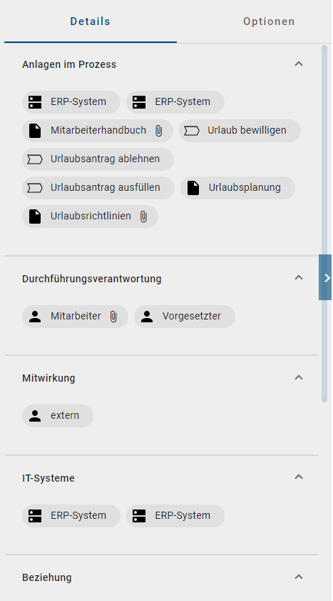 Der Screenshot zeigt die Eigenschaften in der Diagrammansicht.