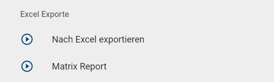 Hier werden die Exportmöglichkeiten gezeigt, um eine Excel Datei mit den Information des Diagramms zu erstellen.