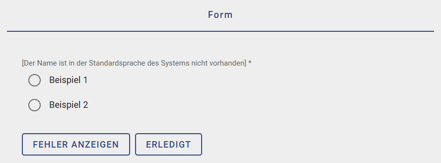 Der Screenshot zeigt die manuelle Entscheidung zwischen Pfaden.