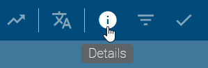 Dieser Screenshot zeigt die Schaltfläche "Details" in der Menüleiste.