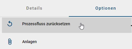 Der Screenshot zeigt das Kontextmenü mit dem Eintrag "Zurücksetzen".