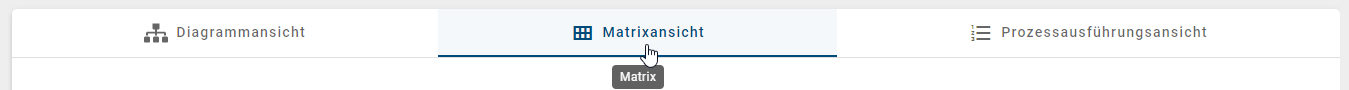 Hier wird die Schaltfläche "Matrix" in der Menüleiste angezeigt.