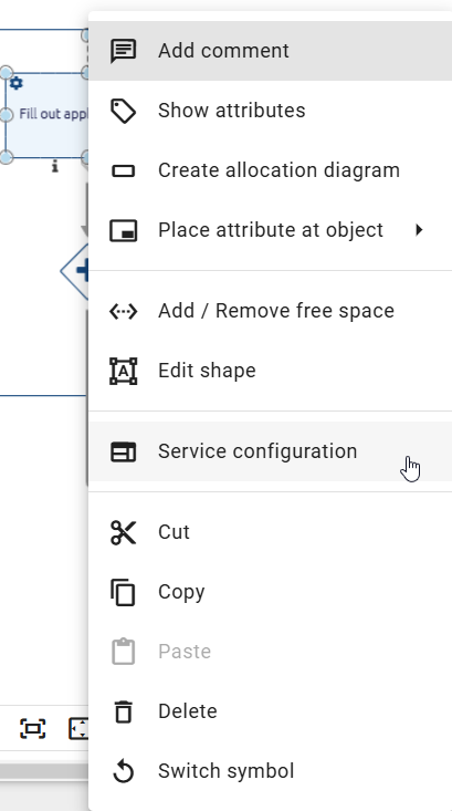 The screenshot shows the “Service Configurator” button.