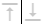 The screenshot shows the symbols of a function which can be used to create a lane above (left) and below (right) the selected one.