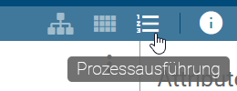 Der Screenshot zeigt die Schaltfläche Prozessausführung
