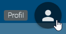 Die Schaltfläche "Profil" des Benutzers wird hier angezeigt.