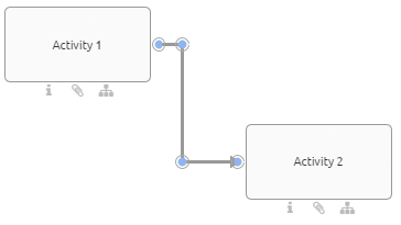 The screenshot shows the changed connections path.