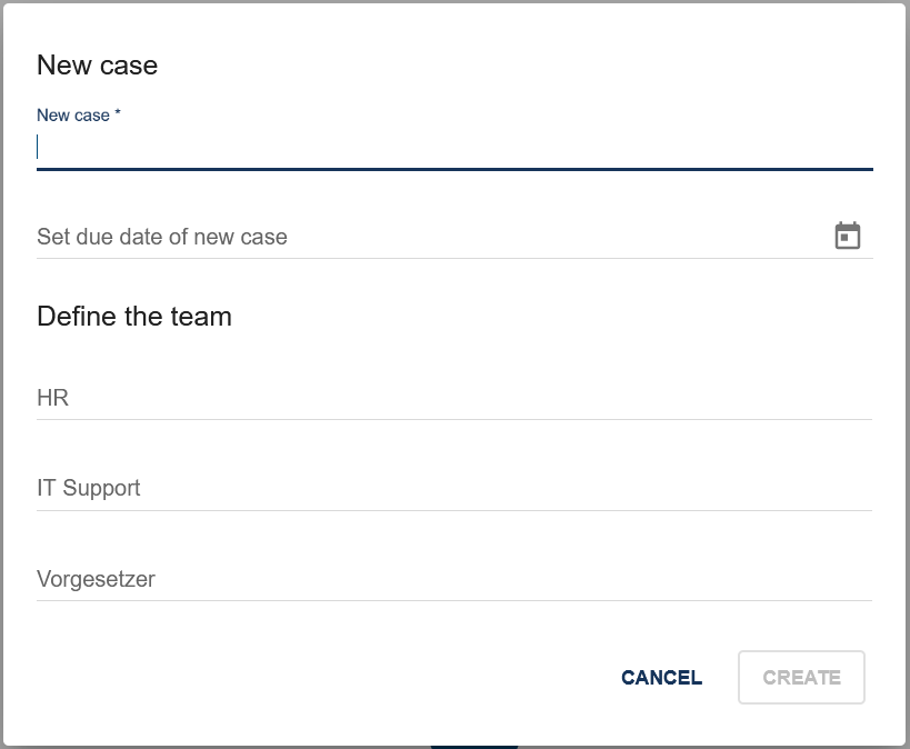 This is the dialog that is displayed after using the "Instantiate process" function.