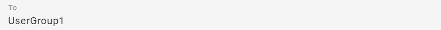 The screenshot shows the e-mail-template-editor in BIC Process Design and additionally the *To* field.