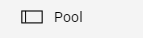 This screenshot shows the "Pool" symbol within the symbol palette.