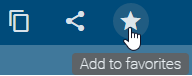 Here, the "Add to favorites" button of the search is displayed.